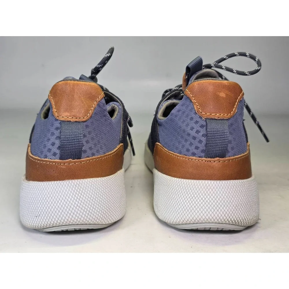 Olukai Nanea LI Mens Shoes Size 9.5 Navy Lace Up Low Top Walking Casual Sneakers